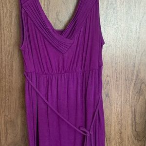 Liz Lange brand maternity sleeveless maxi dress